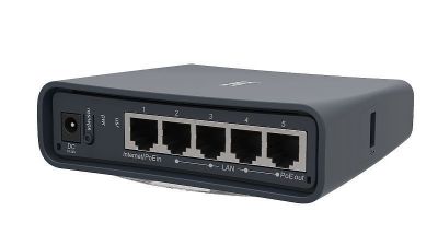 Точка доступа MikroTik hAP ac lite TC вид сзади