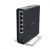 Точка доступа MikroTik hAP ac lite TC вид сзади